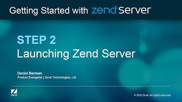 Step 2 : Launching Zend Server