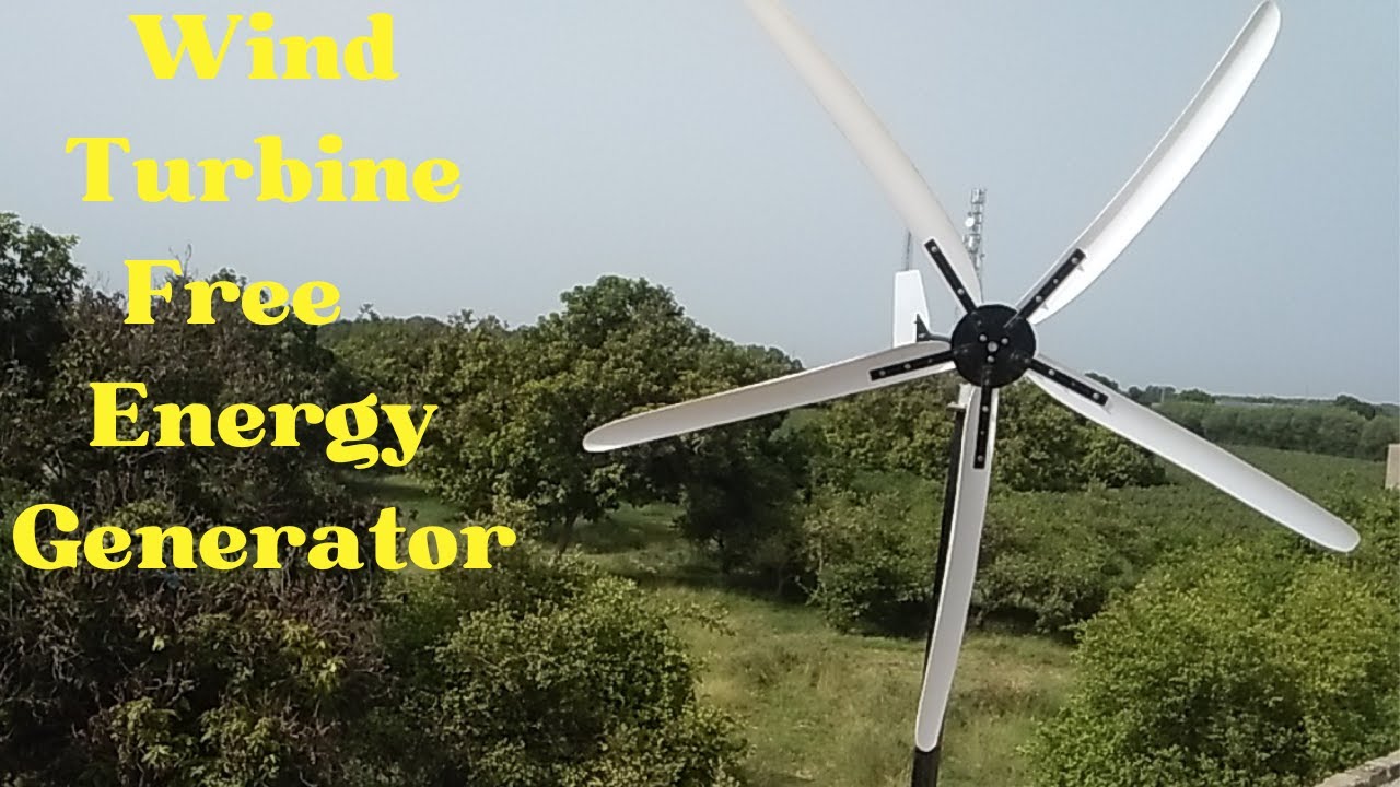 Make free energy generator wind turbine at home / Tech Multi - YouTube