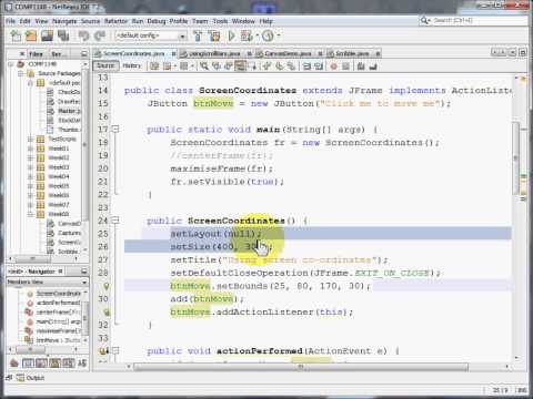 Java GUI -