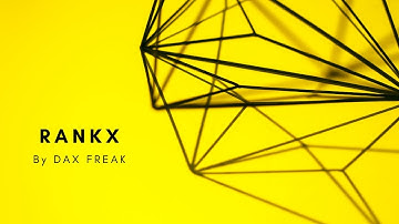 DAX Tutorial - RANKX Function