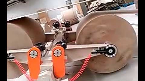 single facer production line with stacking machine