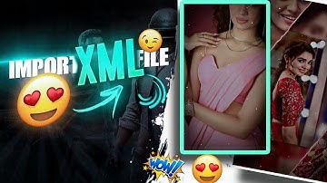 देखो ना देखो ना जुल्फों से❤️ || ae inspired xml preset😘 || alight motion xml preset || trending song