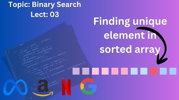 Find the Single Element in a Sorted Array | Binary Search Series
