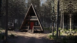 Making a Cabin in the Woods in 15 mins using Blender