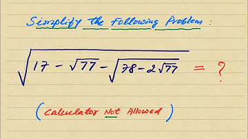 Math Olympiad Example | Learn how to simplify the Radical problem 