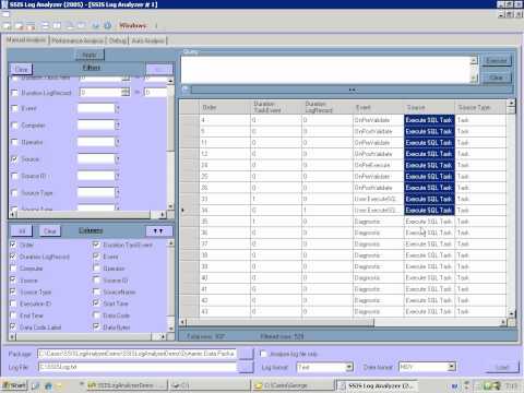 SSIS Log Analyzer