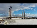 Строительство Архангельского моста