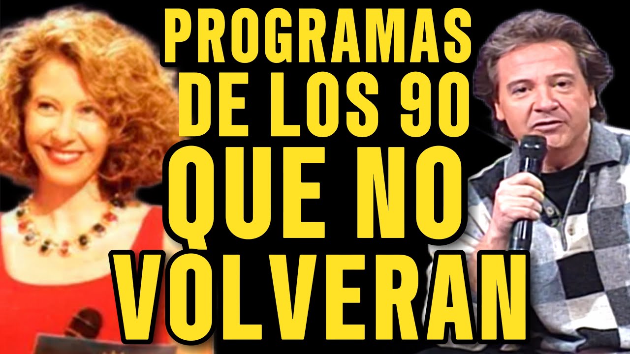 TOP 5 INOLVIDABLES Y EXITOSOS PROGRAMAS CHILENOS DE LOS AÑOS 90 QUE NO VOLVERÁN!!