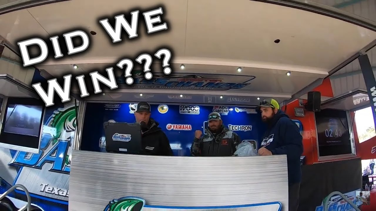Sam Rayburn Winter Tournament Bass Fishing: Freezing Bass Champs Stop #1!!!