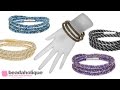 Instructions for Making the Beaded Kumihimo Wrap Bracelet Kit