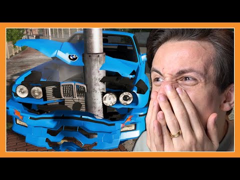 ნამდვილი ავარიები ! რეაქციები მანქანების დამტვრევებზე BeamNG Drive ში #2