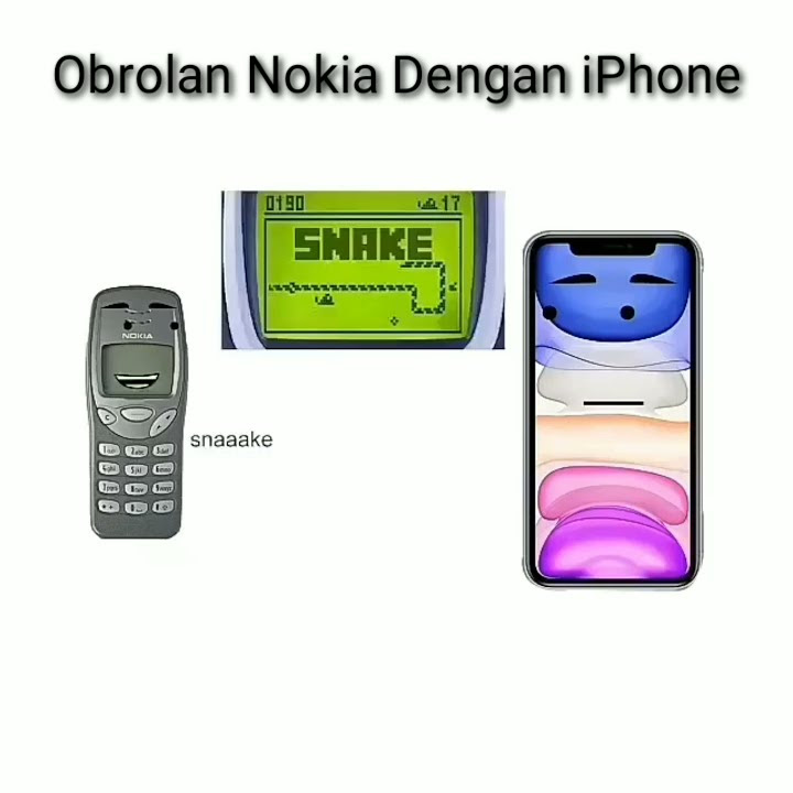 Obrolan Nokia Dan Iphone - Nokia Bener Seperti Gambar Nya Lambang Tangan Salaman