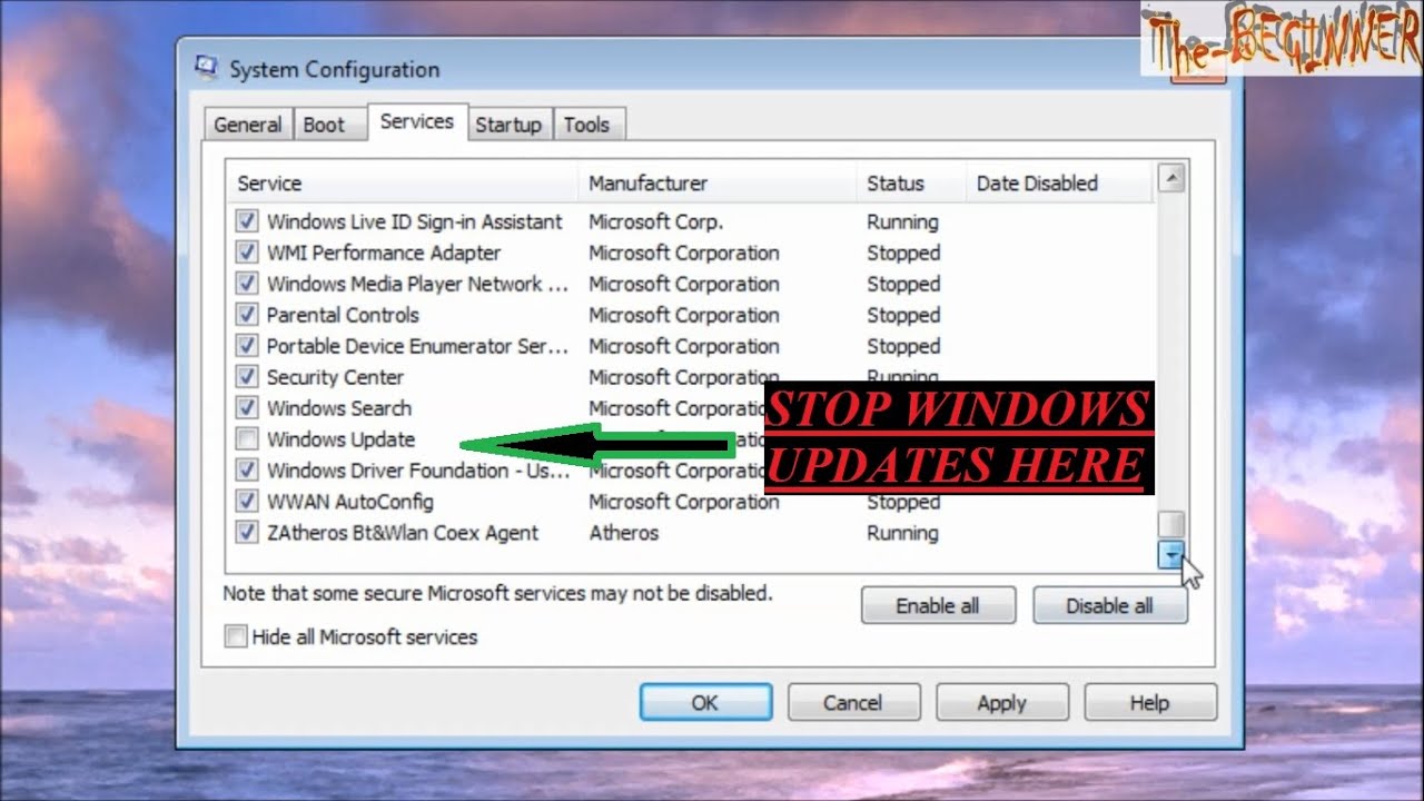 How To Stop disable Windows Automatic Hidden Updates Completely