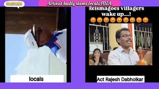 Activist furious on local mla over Mandovi river digging. ##goanews #cmogoa #panjim #goatourism 