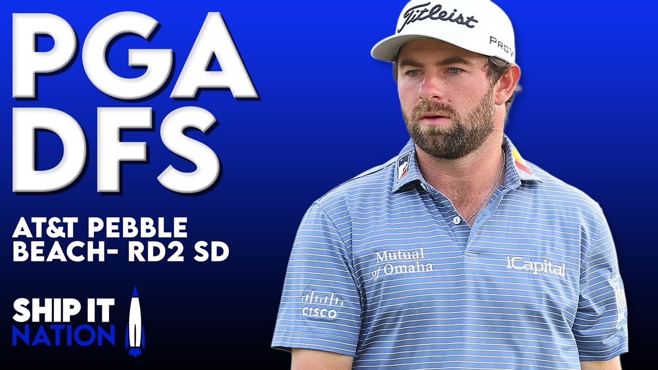 PGA Round 2 Showdown - AT&T Pebble Beach | DraftKings DFS Picks, Plays and Process | 02/13/26