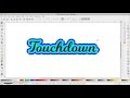 Offset Text in Inkscape the easy way