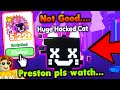 The Problem with The Huge Hacked Cat in Pet Simulator X...(Roblox)