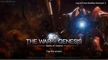 The War of Genesis (Android/iOS) Gameplay Part 1