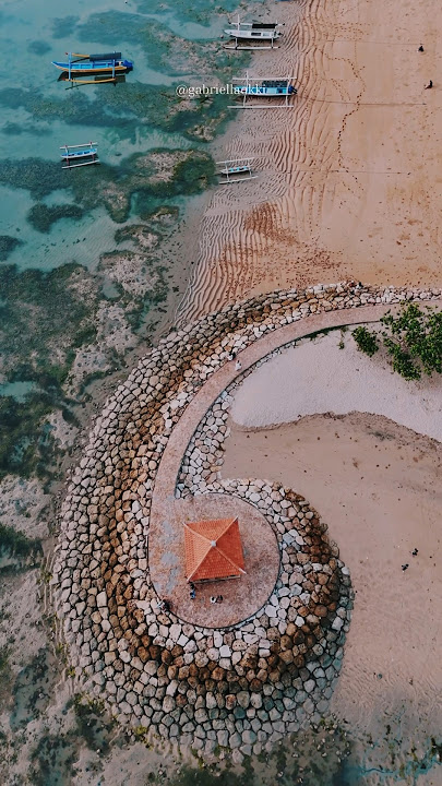 Keindahan Pantai Sanur Bali dari ketinggian #sanurbali #dronevideo #dronephotography #okkiterbang