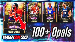 2k ADDED 100+ NEW GALAXY OPALS + REWARD \& GOAT CARDS In Packs In NBA 2k20 MyTEAM! | Market is Over..
