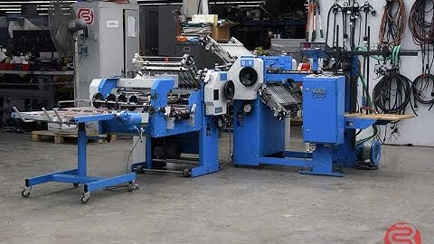 Vijuk 25174 Pile Feed Paper Folder w/ 8 Page Unit, Knife Fold Unit, and Mobile Delivery