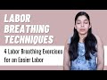 Labor breathing techniques for easier labor  how to breathe during labor  child birth educator