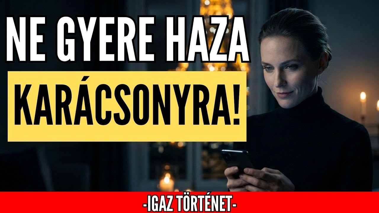 Nem hívtak meg a családi karácsonyra. Elvittem a nagymamát Párizsba, first classon...