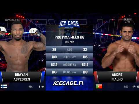 Brayan Aspegren vs Andre Fialho FULL FIGHT | ICE CAGE 8