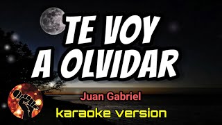 Te Voy A Olvidar - Juan Gabriel (karaoke version)