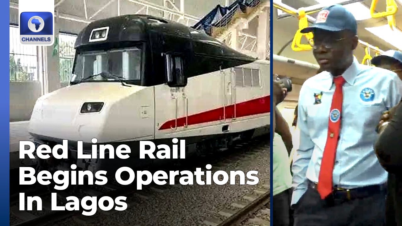 Governor Sanwo-Olu Flags Off Red Line Rail In Lagos