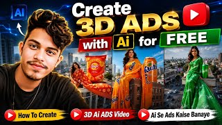 Create 3D Ads with AI for FREE 🔥 | How To Create 3D AI Ads Video | AI video Ads Kaise Banaye screenshot 3
