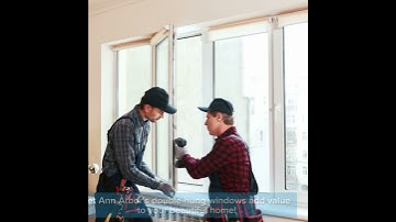 Double-hung windows in Ann Arbor, Michigan