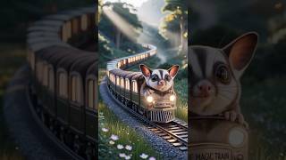 You’ve Never Seen Sugar Gliders Like This #shorts #SugarGlider #magicaltrain #fantasyworld #tranding