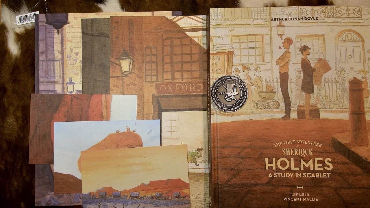 Unboxing Sherlock Holmes A Study in Scarlet Illustrated by Vincent
