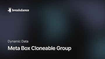 Meta Box Cloneable Group