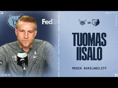 Tuomas Iisalo Press Conference | Grizzlies vs. Hornets