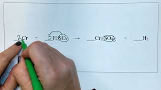 Cr + H2SO4 → Cr2SO43 + H2