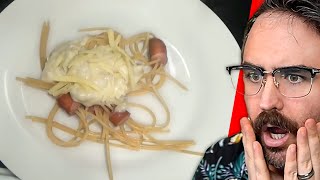 YouTube Master Mind Cooking Channel Does It Again (spaghetti dog)