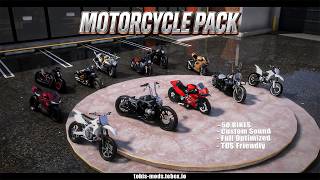 NEW 50 Lore Friendly Bike Pack | Engine Sounds | Optimized | FiveM Cinematic