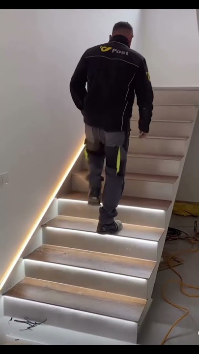 Stair lights sensor mode #lights #sensor #stairs