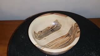 Small, Shiny Ambrosia Maple Bowl