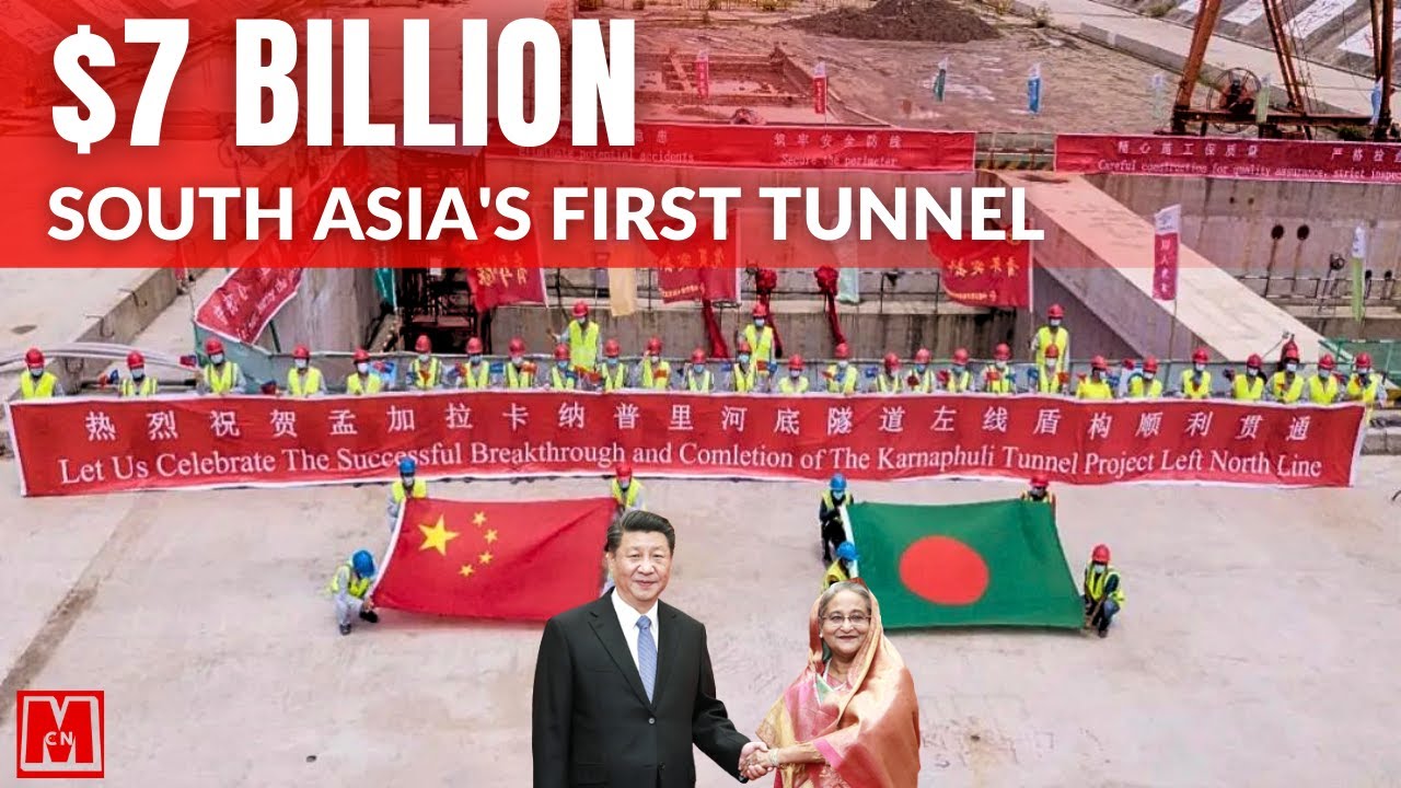 China Build South Asia's First Underwater Tunnel. Cost: $7 billion . Lifespan: 100 years.