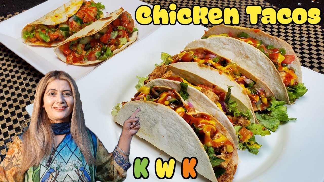 Chicken tacos| Kitchen with khansa
