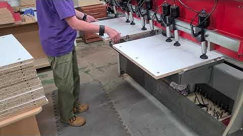 Gannomat Index drill and dowel machine