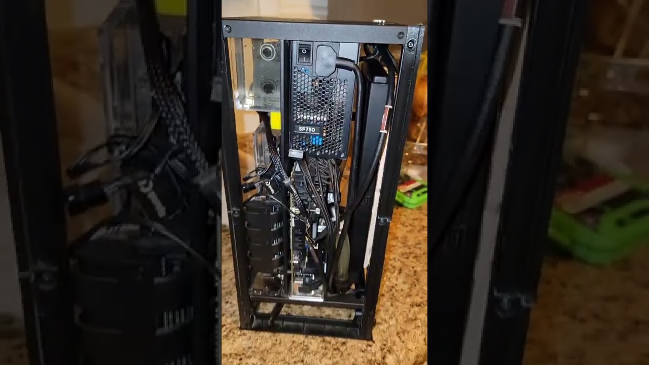 NZXT H1 Water Cooled Custom Loop YouTube