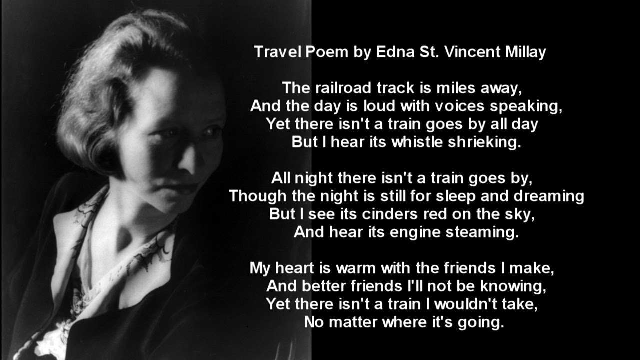 travel poem edna st vincent millay