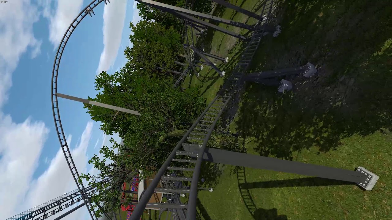 Th13teen 2 - Redesign of Alton Towers Coaster in No Limits 2 - Unfinished