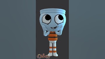 Finn Stimming #dandysworld #prisma3d #animationpractice #autismstimming