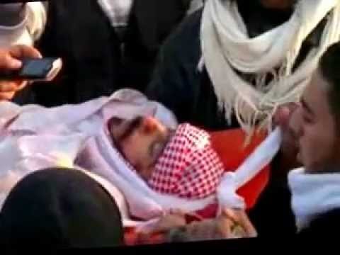 بصرى الشام دفن الشهيد البطل ميسر المقداد 13 01 2012