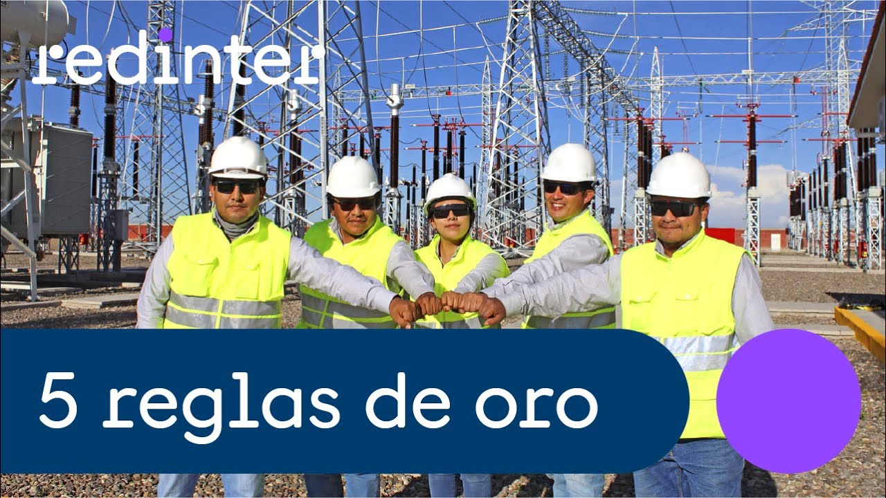 5 Reglas de oro para trabajos eléctricos de alta tensión - Redinter